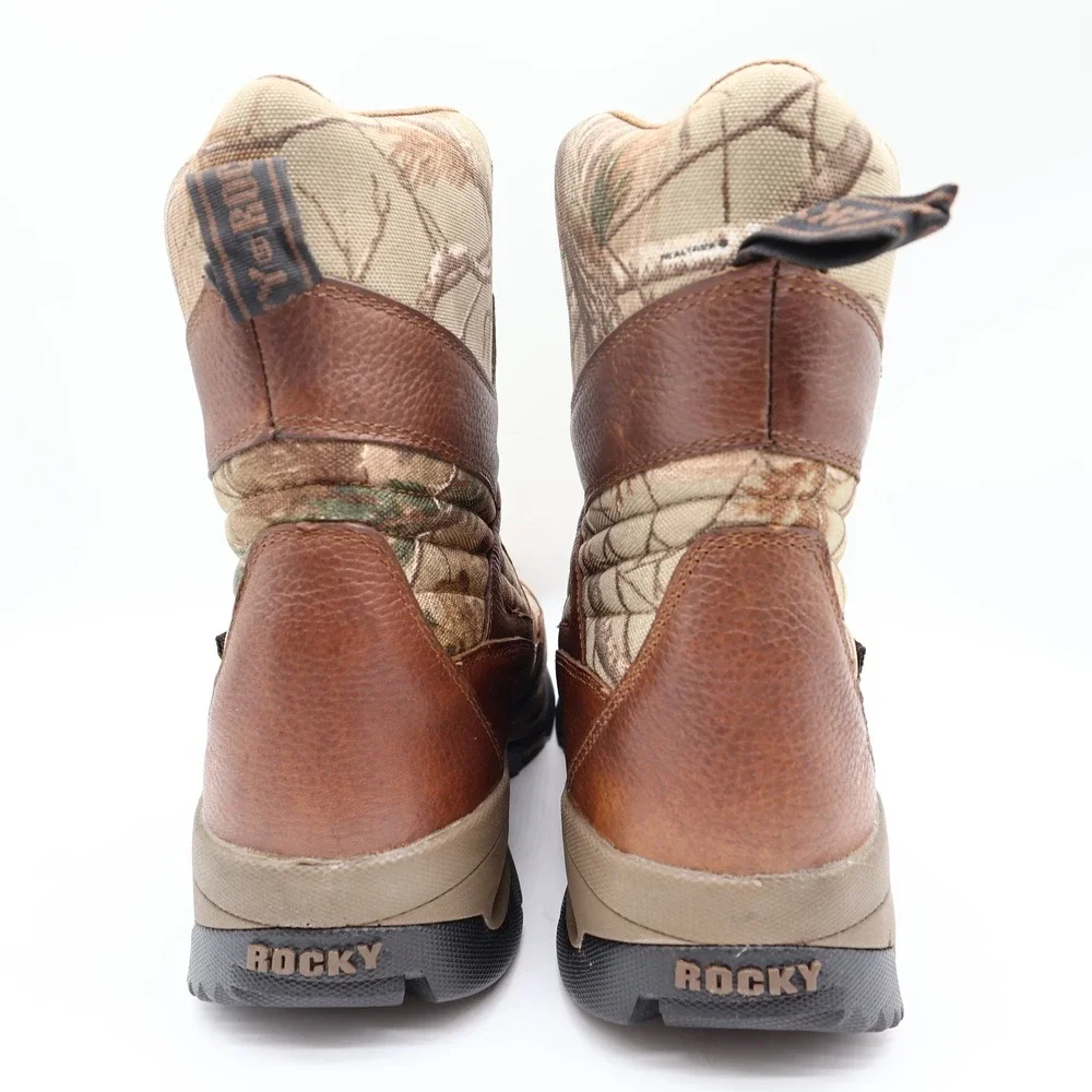 Rocky ErgoTuff Hunting Boots Mens 10.5M Camo Waterproof Insulated NIB